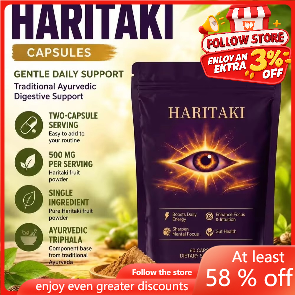 Herbal Tea - Kapsul HARITAKI untuk Energi Harian, Fokus