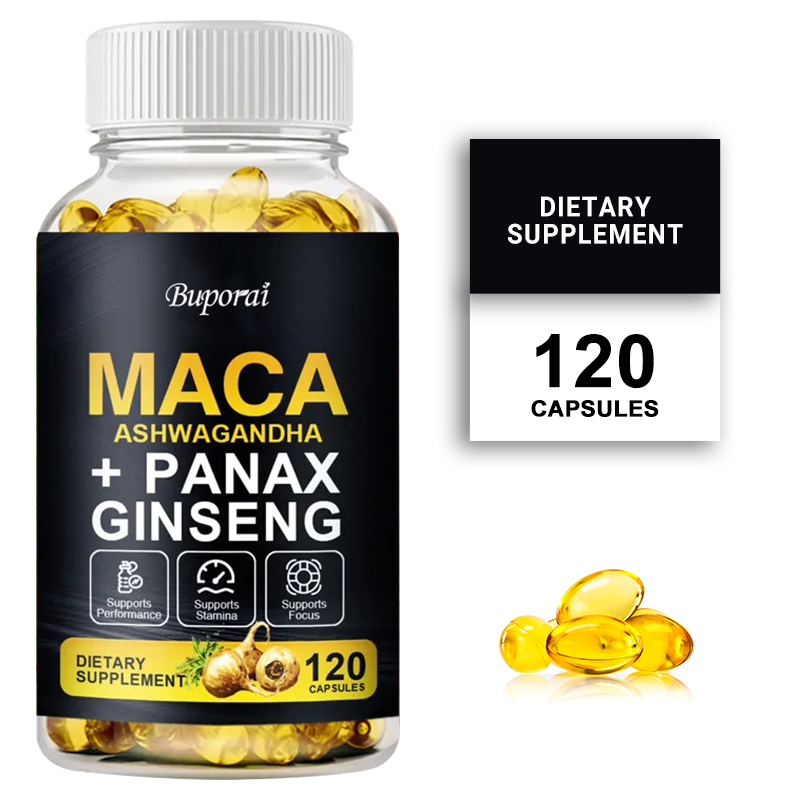 Ginger Tea - Suplemen Ekstrak Maca, Panax Ginseng, Ashwagandha