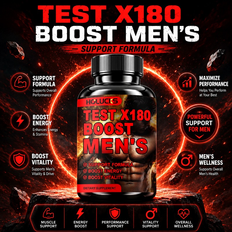 Herbal Supplement - Suplemen Pria Test X180, dengan Black