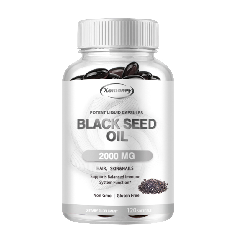 Herbal Supplement - Kapsul Minyak Biji Hitam Vegan -