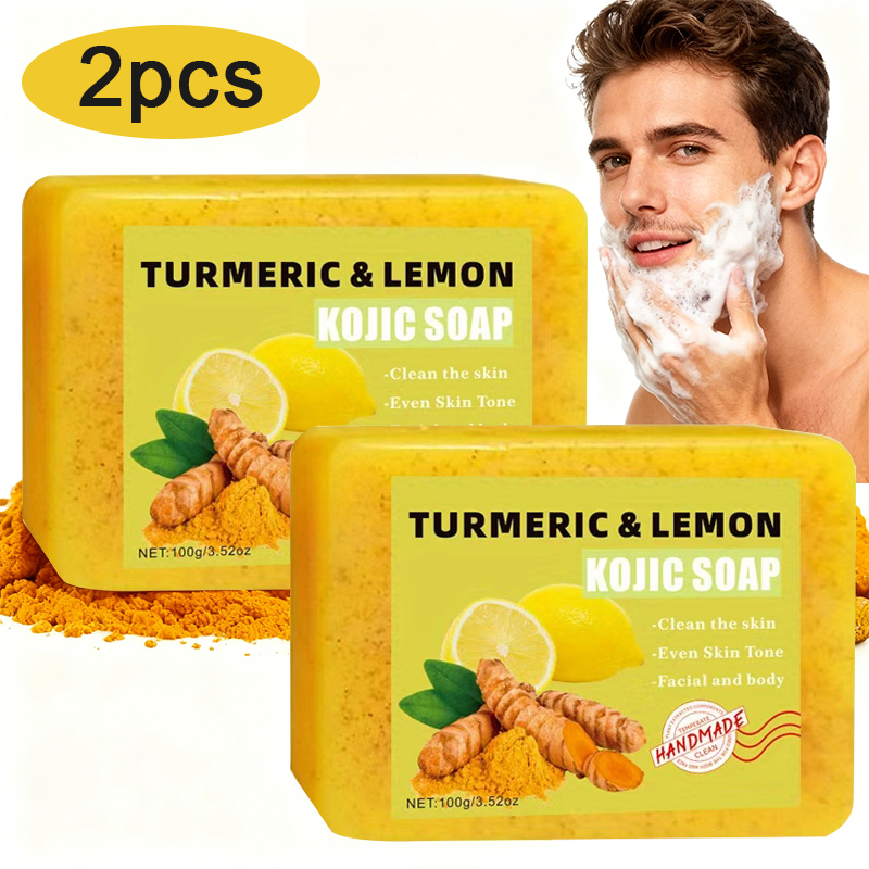 Turmeric - 2 Buah Sabun Asam Sitrat Kunyit,