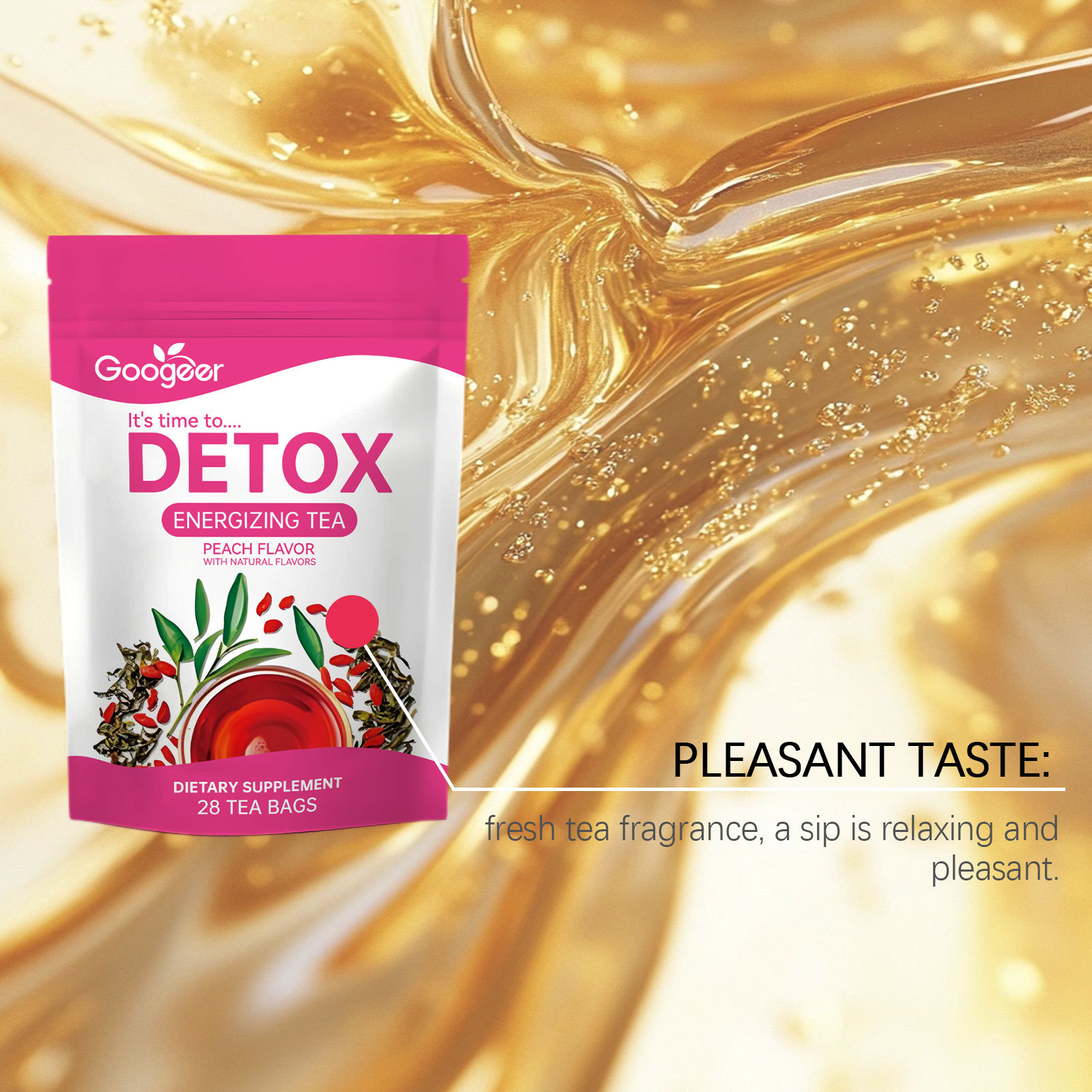 Teh Detoksifikasi - Perawatan  - Herbal Supplement ulasan dan harga