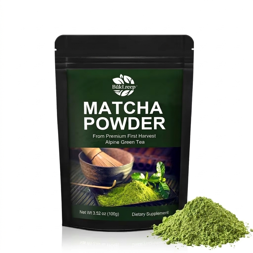 Bubuk Matcha, Penambah Energi  - Herbal Supplement ulasan dan harga