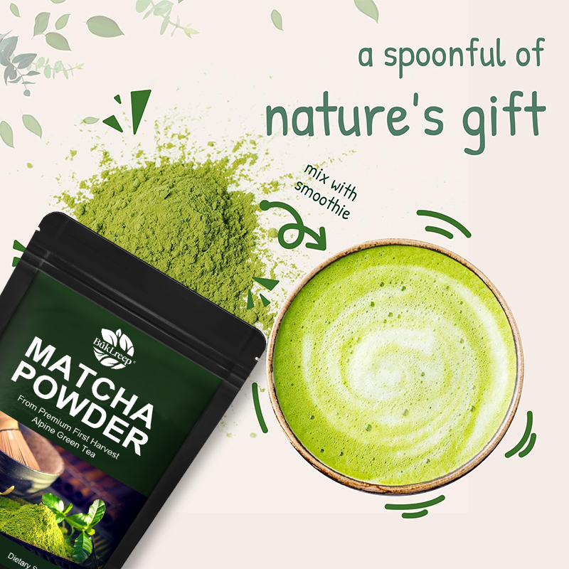Bubuk Matcha, Penambah Energi  - Herbal Supplement ulasan dan harga