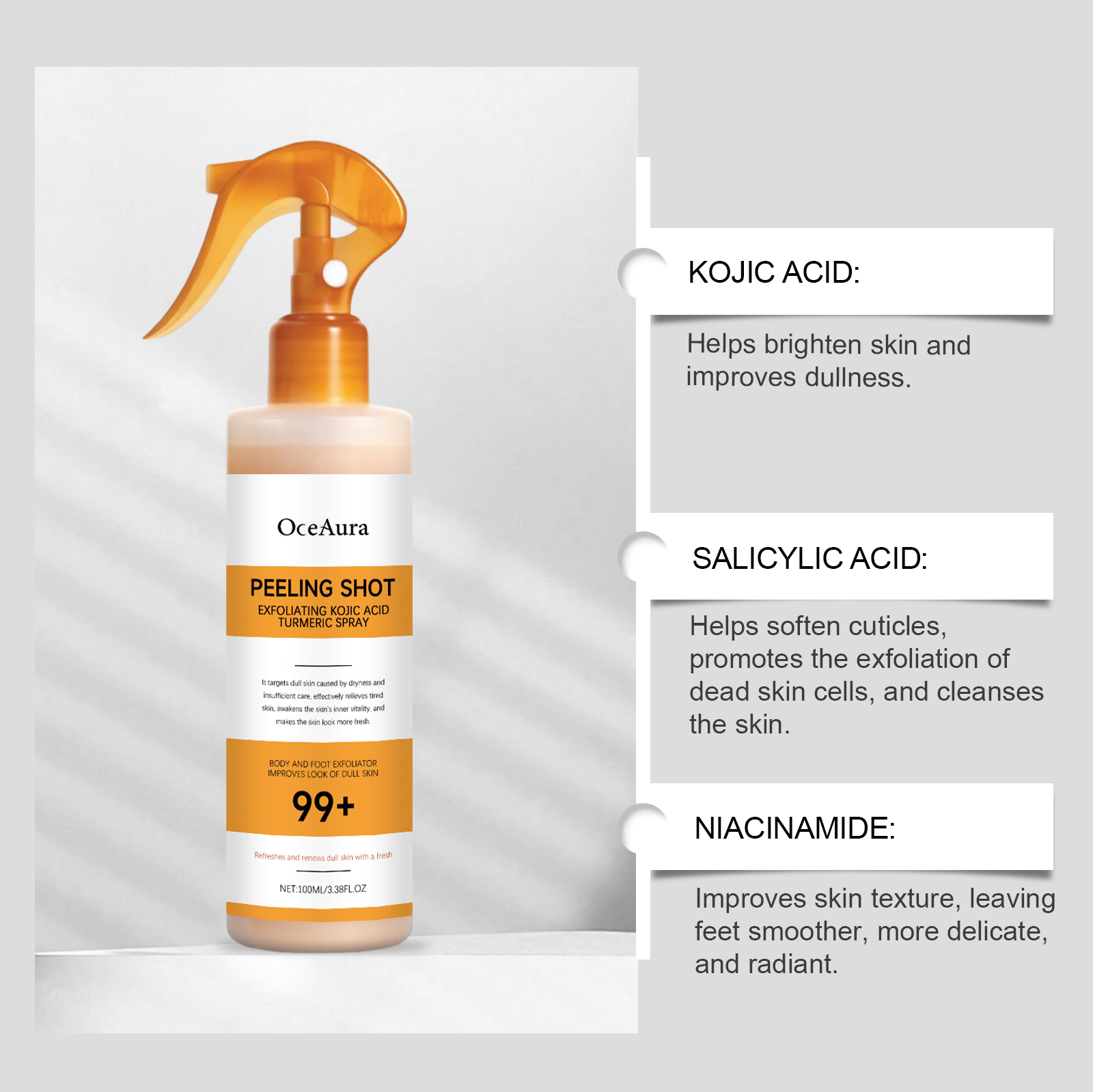 Semprotan dan Serum Kunyit Asa - Turmeric ulasan dan harga