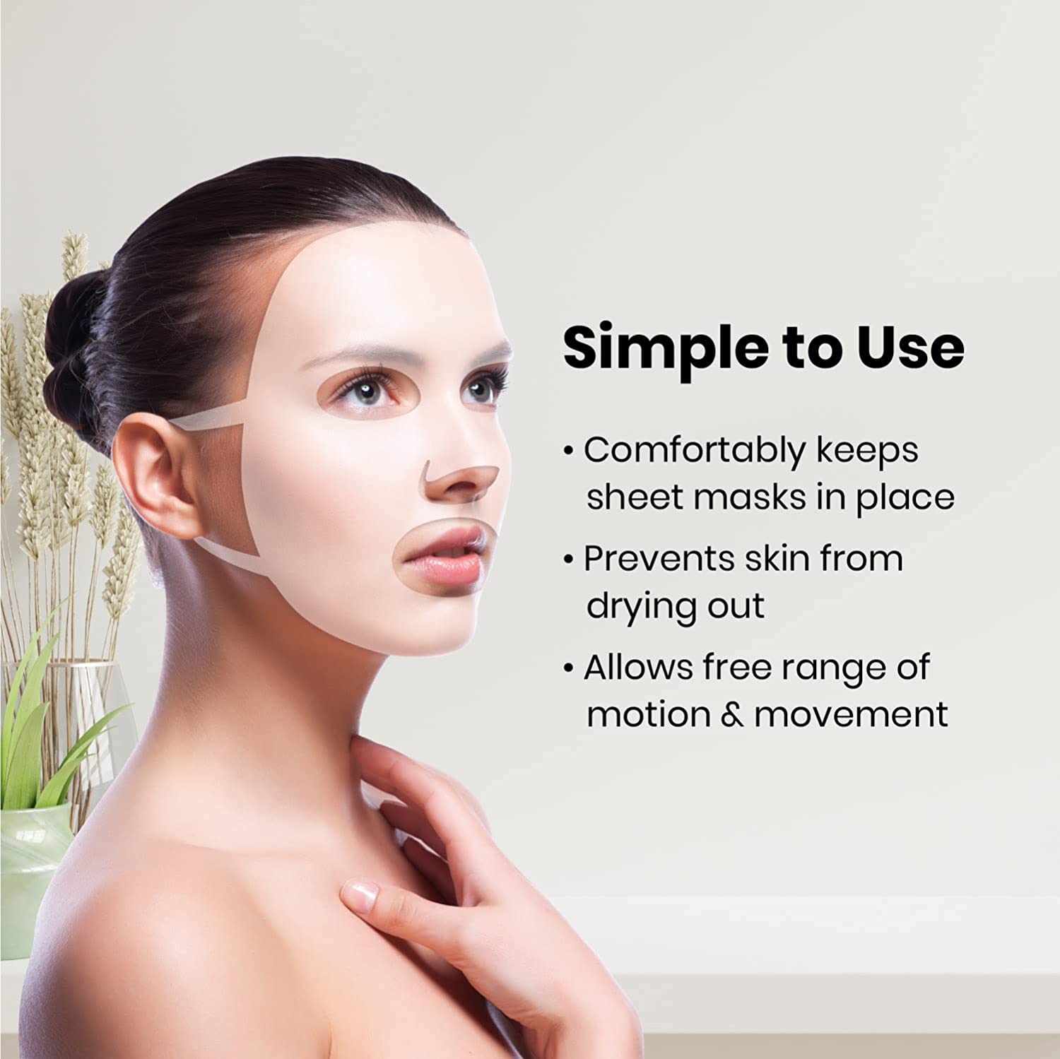 Pemegang Masker Wajah Silikon  - Health Wellness ulasan dan harga