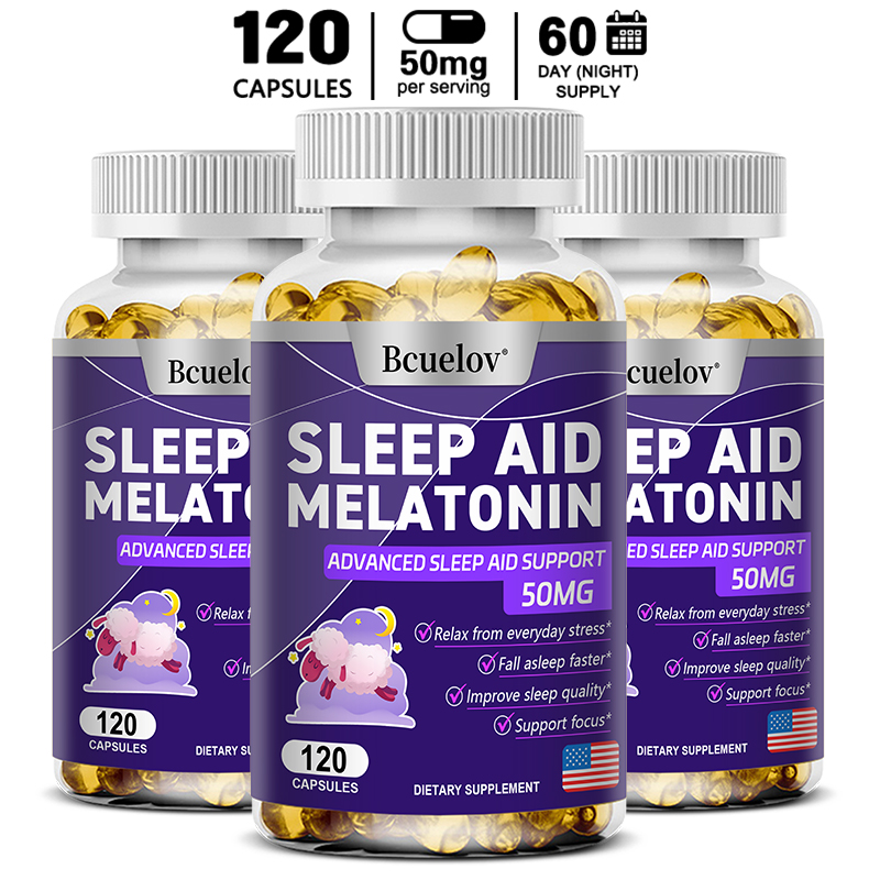 Kapsul Melatonin 25mg dengan L - Herbal Supplement ulasan dan harga